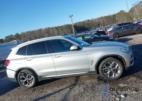 2020 BMW X3 Sdrive30I из США, поврежденный, VIN 5UXTY3C00L9D00593